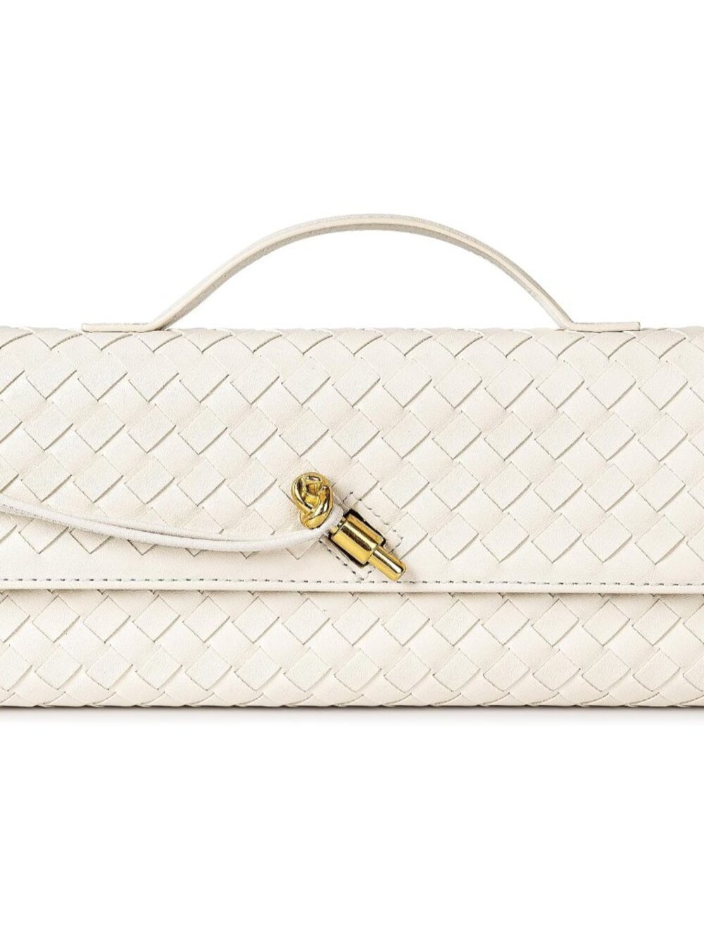 Woven Purse for Women Evening Clutch Woven Leather Handbags Crossbody Bag Purse
